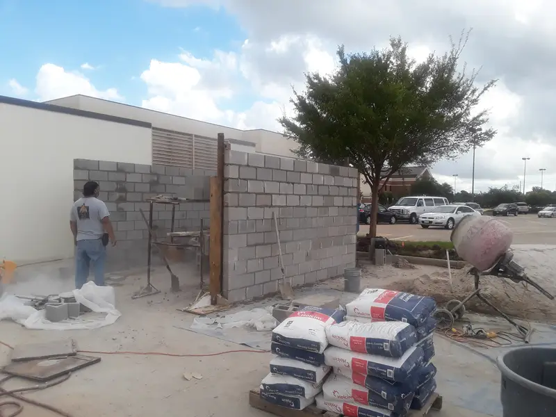 Concrete Work project in Houston, TX — Detail Construction project 27