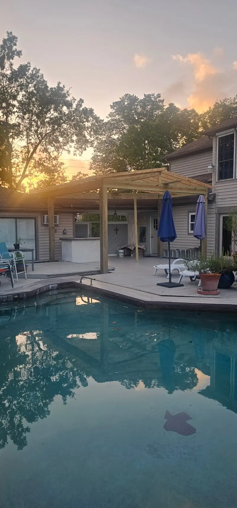 Pergolas project in Houston, TX — Detail Construction project 3