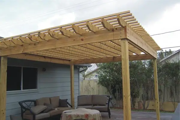 Pergolas project in Houston, TX — Detail Construction project 12