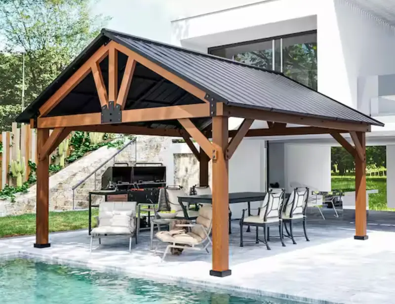 Pergolas project in Houston, TX — Detail Construction project 18